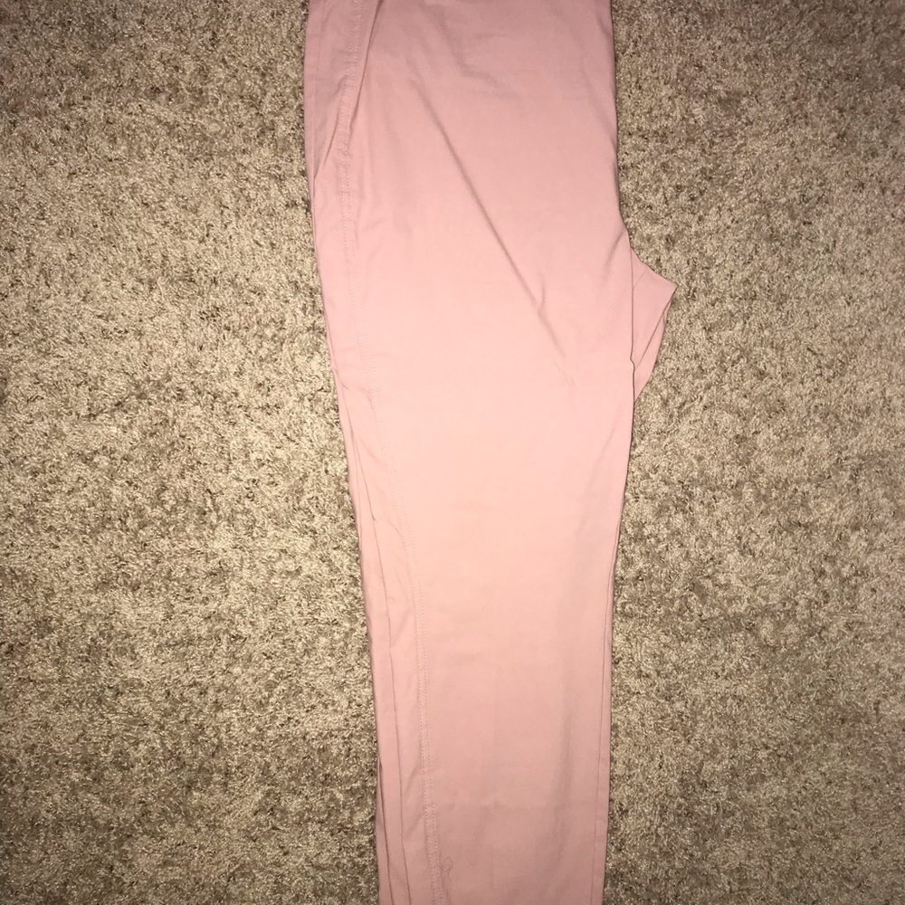 Pink Ankle Pants